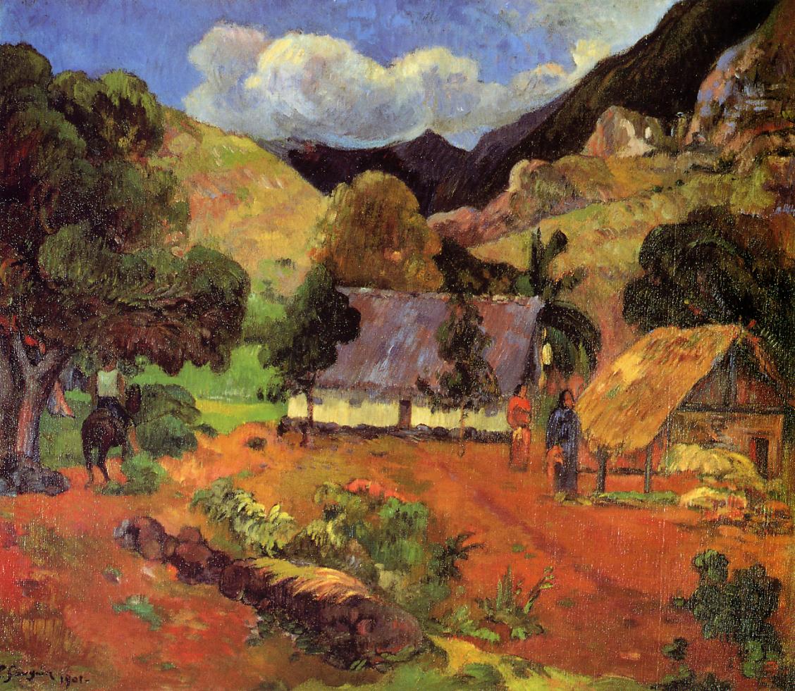 Landscape with three figures 1901